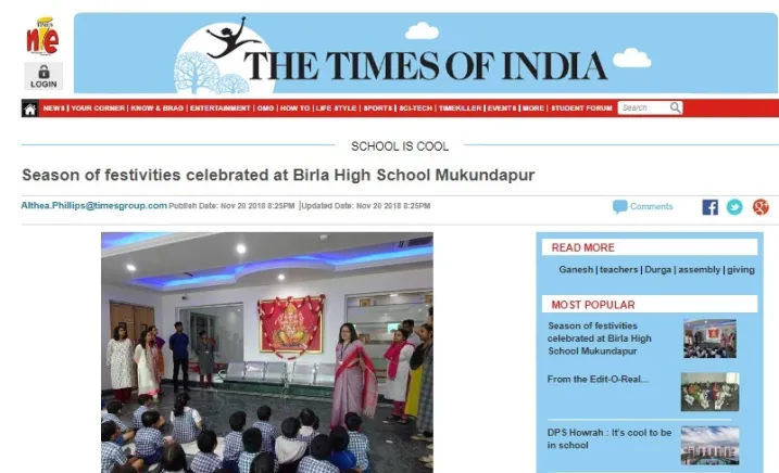 The Times Of India - NIE